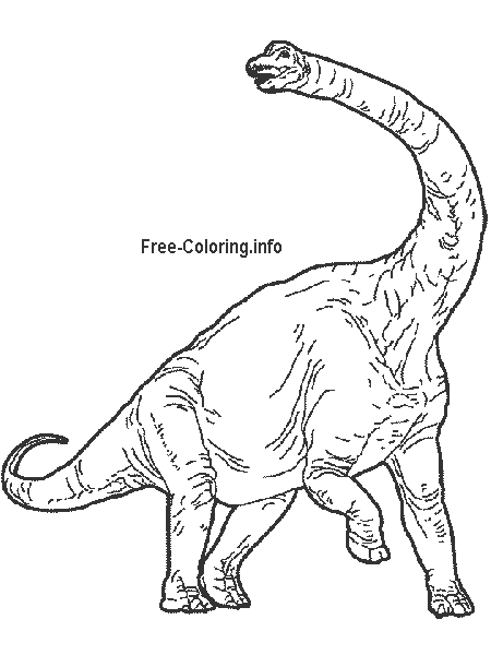 Dinosaur Coloring Pages 1