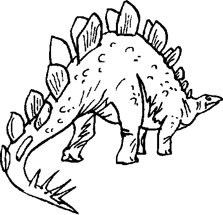 Dinosaur Coloring Pages 6