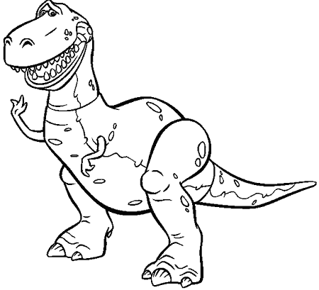 Dinosaur Coloring Pages 7